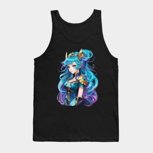 Ophiuchus Reverie: Mesmerizing AI Anime Character Artistic Journey Tank Top